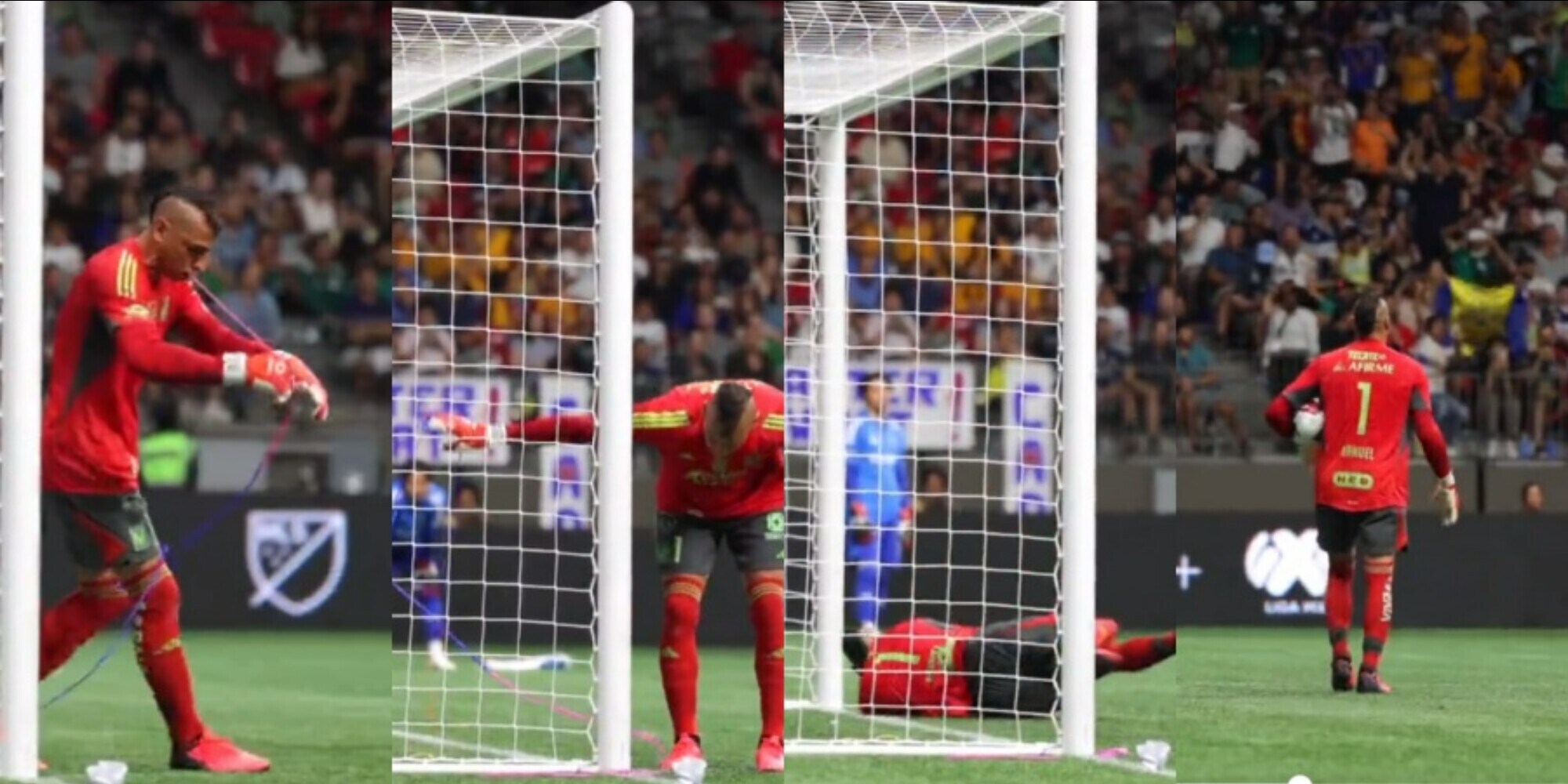 Tigres, portiere mago: srotola stelle filanti dalla bocca e para un rigore