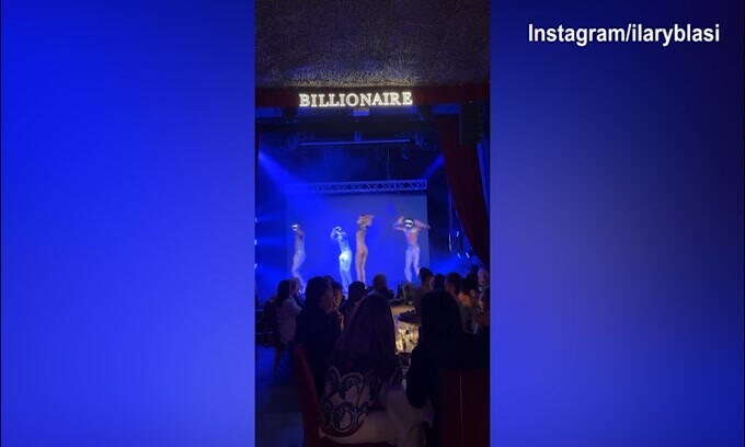 Ilary Blasi, grande serata al Billionaire