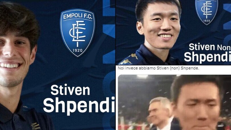 Stiven Shpendi all'Empoli, Stiven non Shpende all'Inter: social scatenati