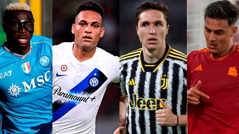 Serie A, classifica attacchi: la Juve insegue il Napoli. Inter e Milan...
