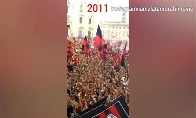 Milan, nostalgia Ibra: lo svedese celebra gli scudetti in rossonero
