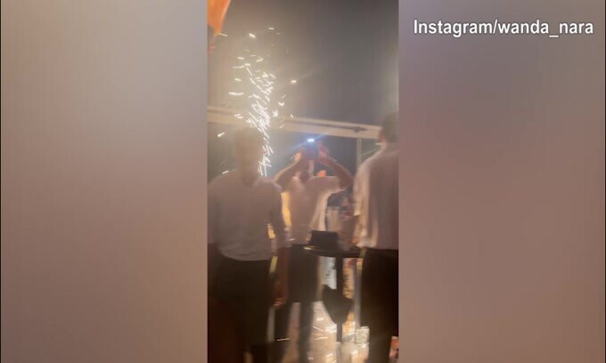 Wanda Nara e Icardi scatenati in discoteca