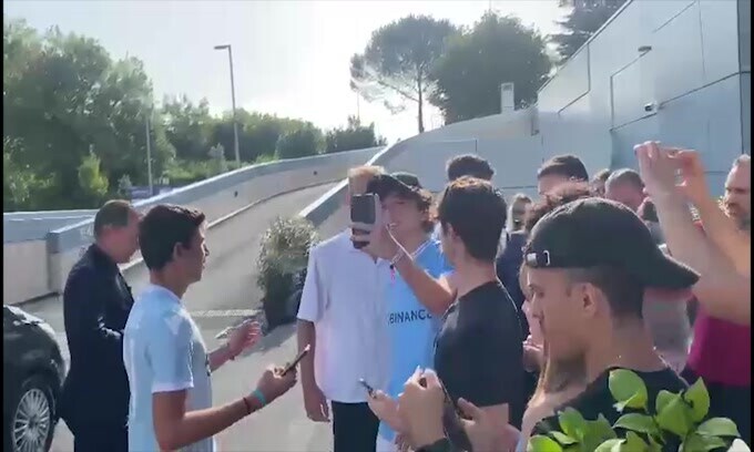 Lazio, visite mediche iniziate per Isaksen