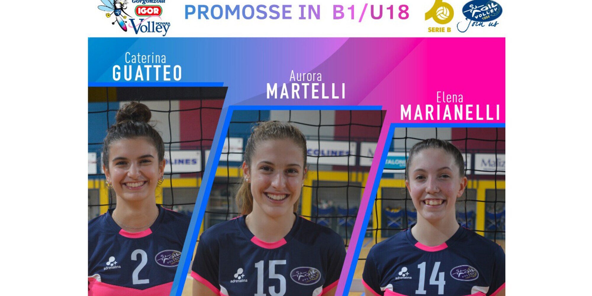 Tre Igorine promosse in B1!