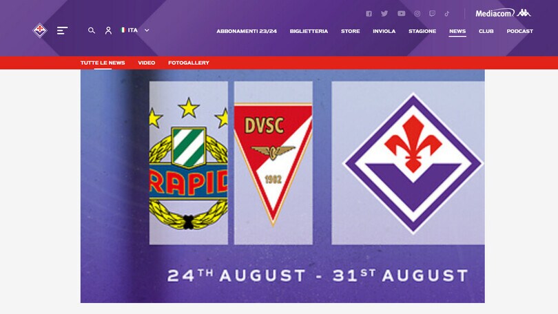Conference League, Rapid Vienna o Debrecen per la Fiorentina