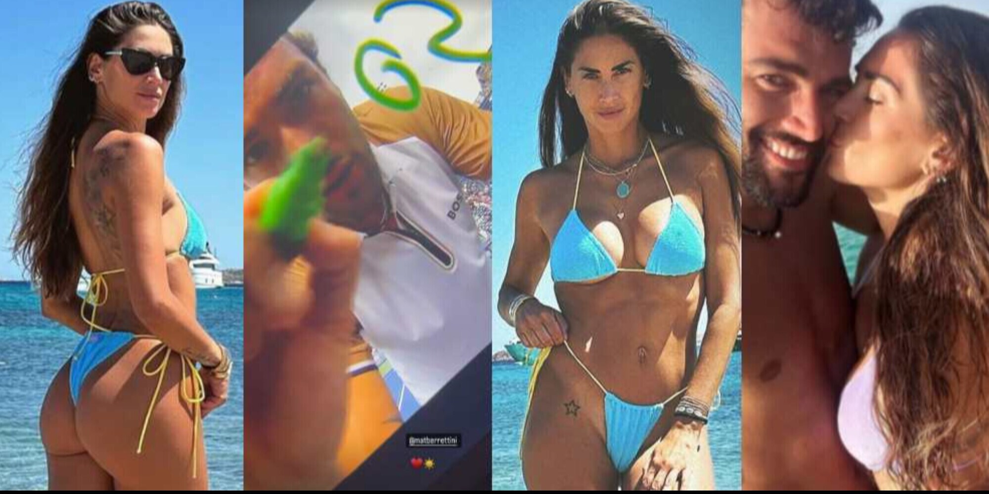 Berrettini e Melissa Satta: dedica in diretta tv fa il giro del mondo