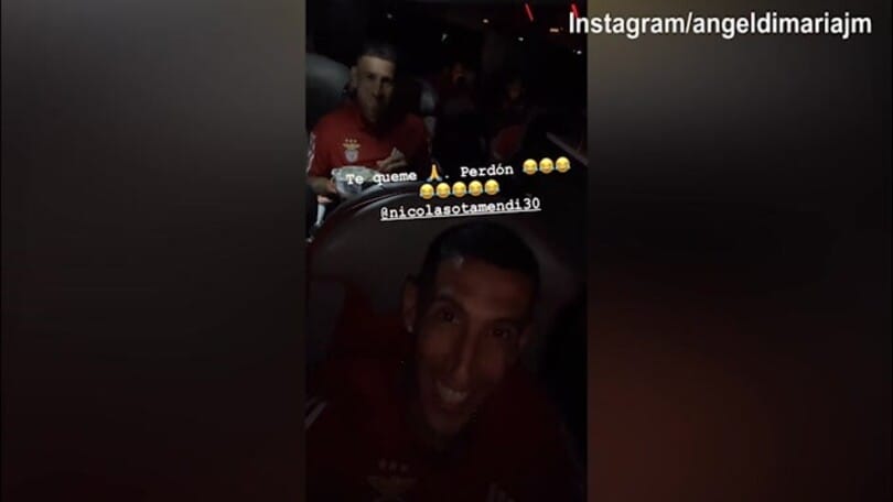 Benfica, Di Maria subito decisivo: gol in Supercoppa e festa in pullman