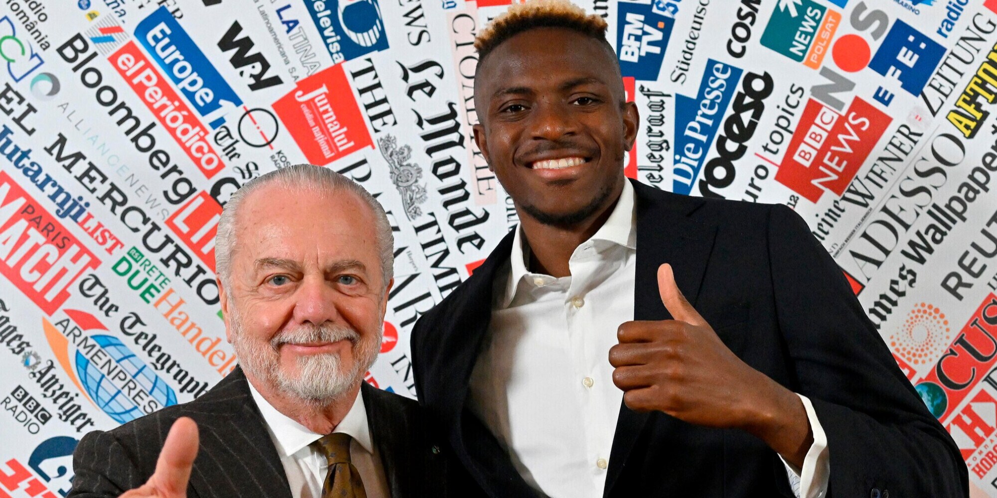 Osimhen, annuncio di De Laurentiis: “Resta. Ha altri 2 anni di contratto"