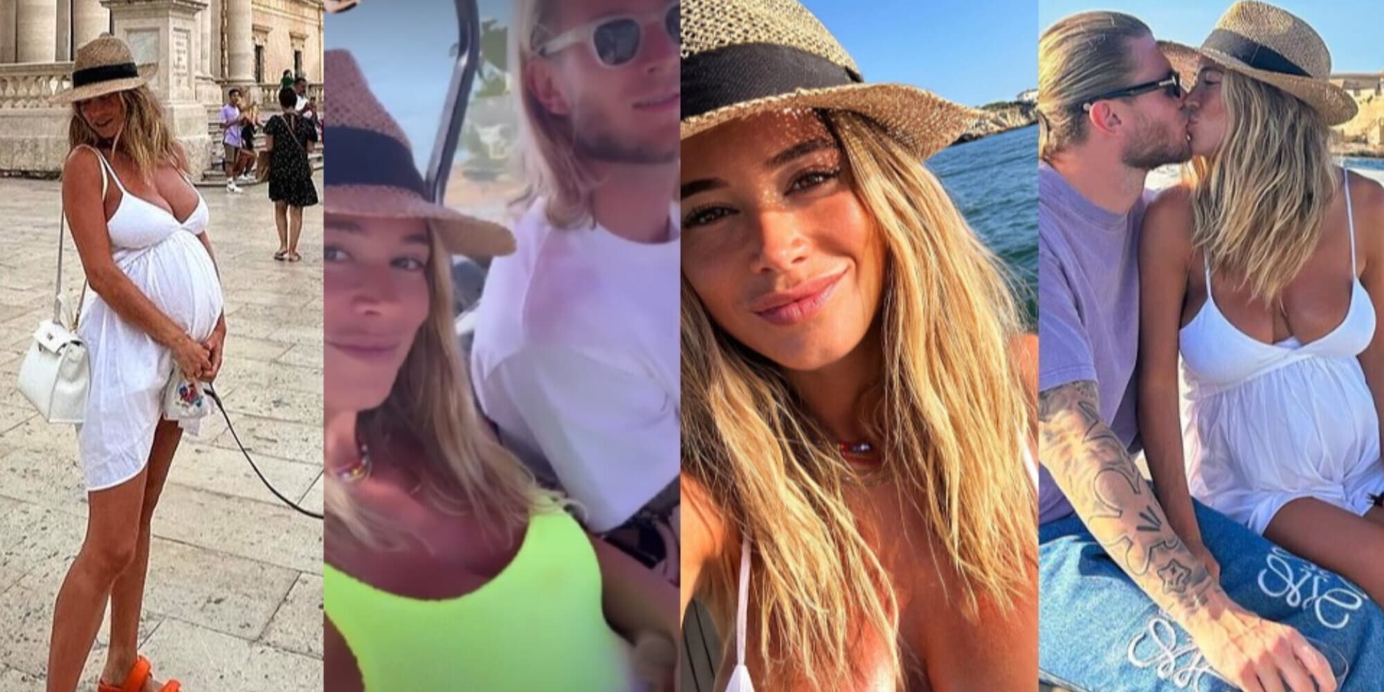 Diletta Leotta e Karius in attesa del parto: dediche e relax al mare