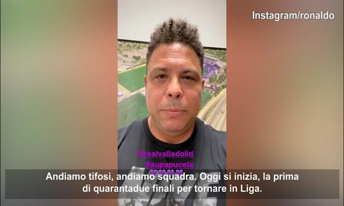 Ronaldo ci crede: "Andiamo Valladolid, oggi si inizia"