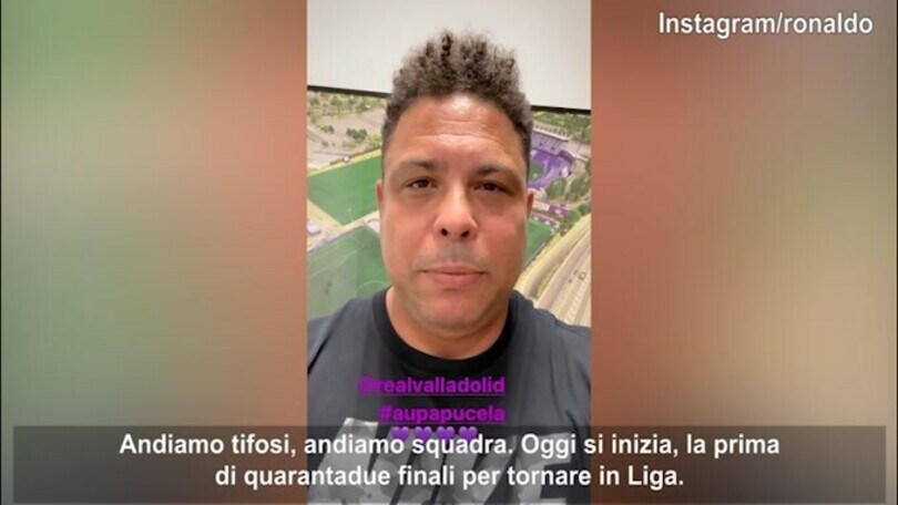 Ronaldo ci crede: "Andiamo Valladolid, oggi si inizia"