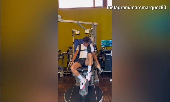 Moto Gp, allenamento di..sofferenza per Marquez