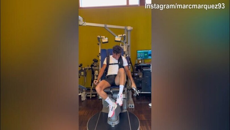 Moto Gp, allenamento di..sofferenza per Marquez