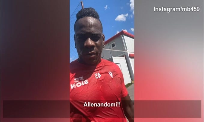 Balotelli lancia il suo messaggio: "Guardate dove sono ogni giorno..."
