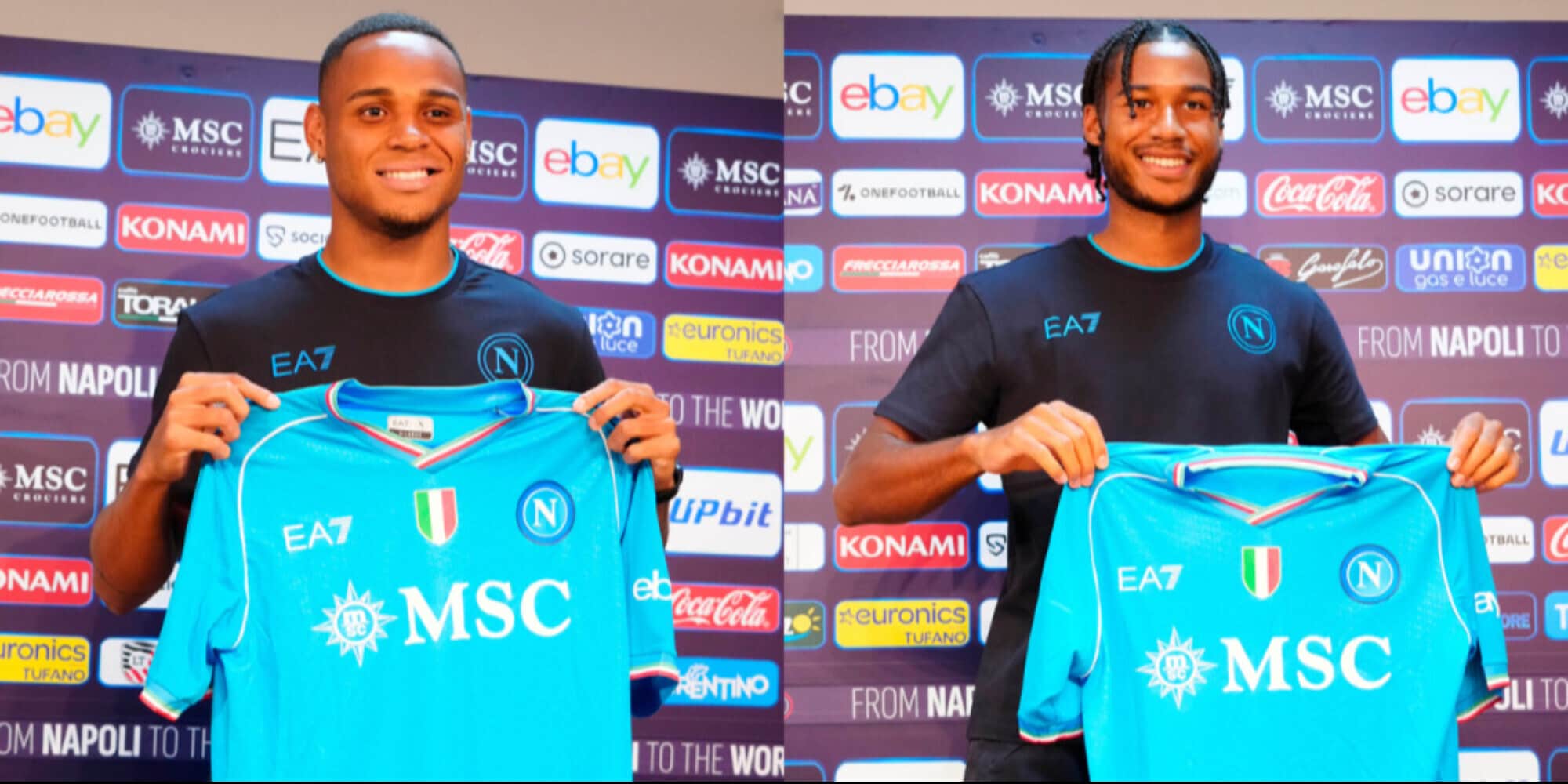Napoli, Natan: "Thiago Silva il mio idolo". Cajuste: "Onorato di essere qui"