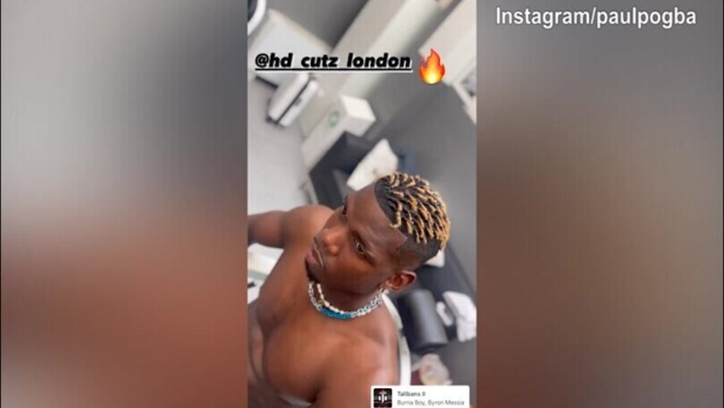 Juve, ecco Pogba: nuovo look per il francese