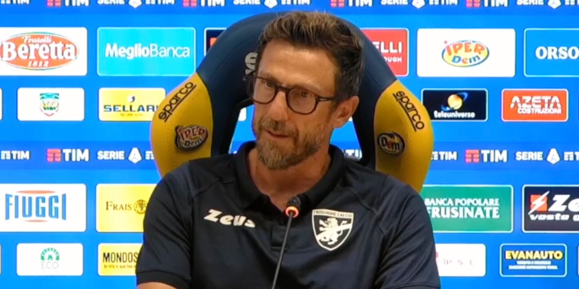 Di Francesco, conferenza Frosinone-Napoli: "Barrenechea ok". E Cheddira...