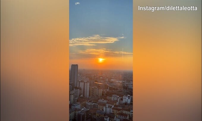 Diletta Leotta e l'alba milanese: la domenica inizia così