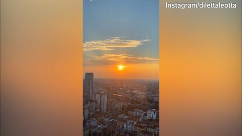 Diletta Leotta e l'alba milanese: la domenica inizia così