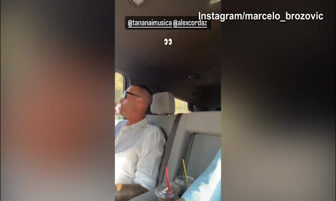 Ex Inter, Brozovic e Cordaz "pazzi" di Tananai in auto