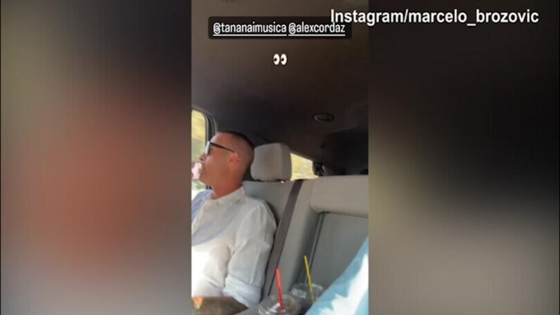 Ex Inter, Brozovic e Cordaz "pazzi" di Tananai in auto
