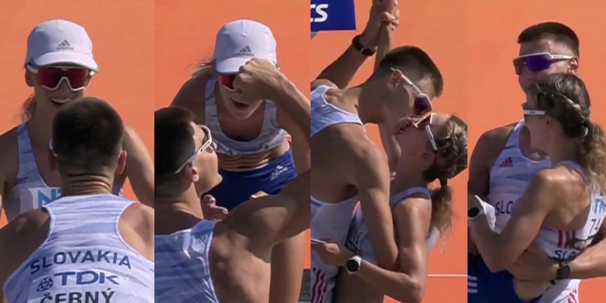 Atletica, proposta di matrimonio in pista: la reazione della sposa è virale