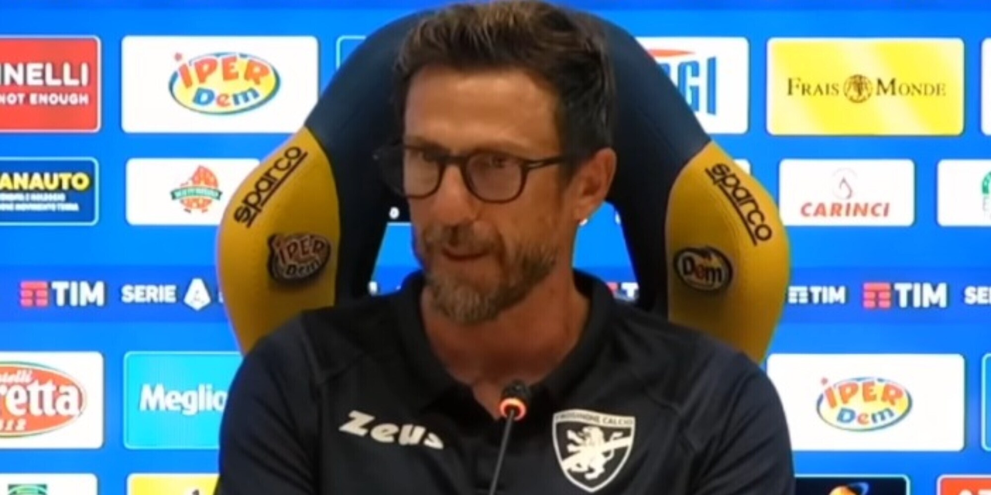 Di Francesco, conferenza Frosinone-Atalanta: Cheddira, Turati e...Nainggolan