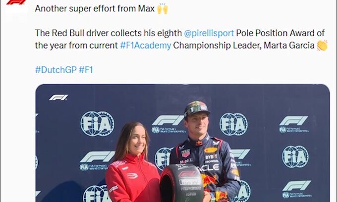 Formula 1, in Olanda pole per Verstappen