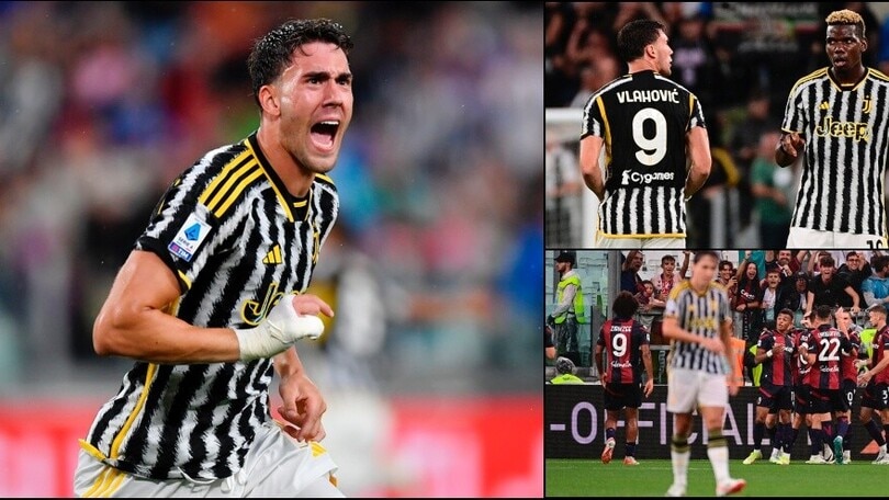 Vlahovic risponde a Ferguson: la Juve pareggia 1-1 contro il Bologna