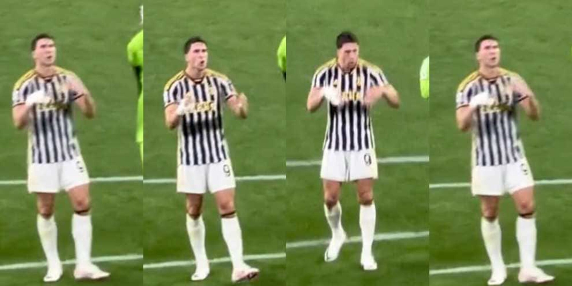 Vlahovic si prende la Juve: il gesto e la frase ai tifosi a fine partita