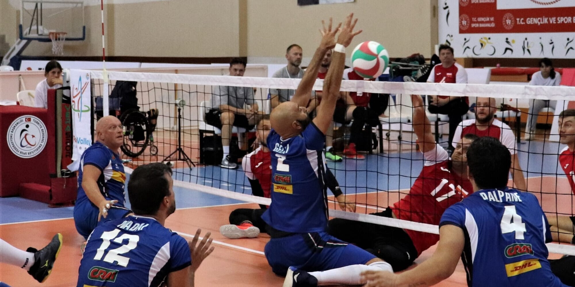 Sitting Volley: Italia e Inghilterra hanno lavorato insieme a Pisa