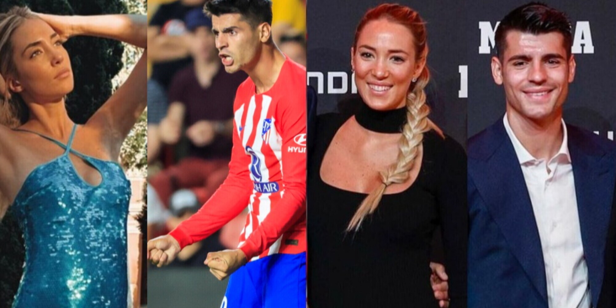 Morata, gesto in campo dopo il gol. E Alice Campello: "Solo io e te.."