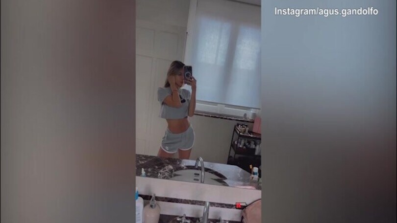 Il piccolo Theo scarica le batterie: Lady Lautaro è stanca!