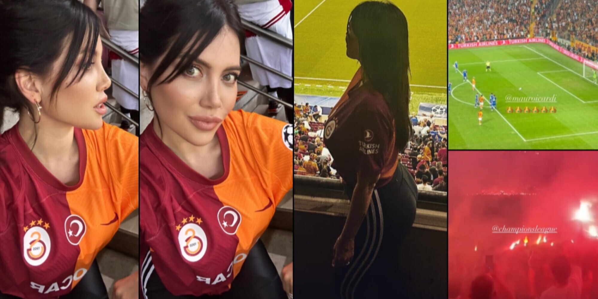 Wanda Nara scatenata allo stadio, post per Icardi: "Dove meriti di stare"