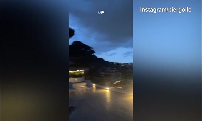 Gollini, serata con vista Golfo di Napoli