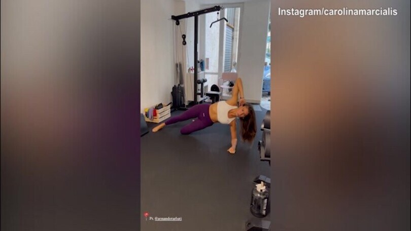 Allenamento e buona colazione: il risveglio di Lady Cassano