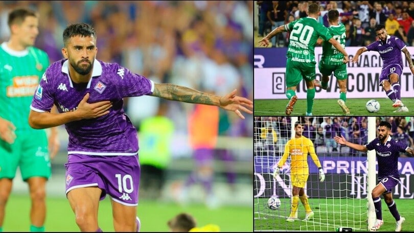 Fiorentina, Gonzalez super: 2-0 al Rapid Vienna e gironi di Conference
