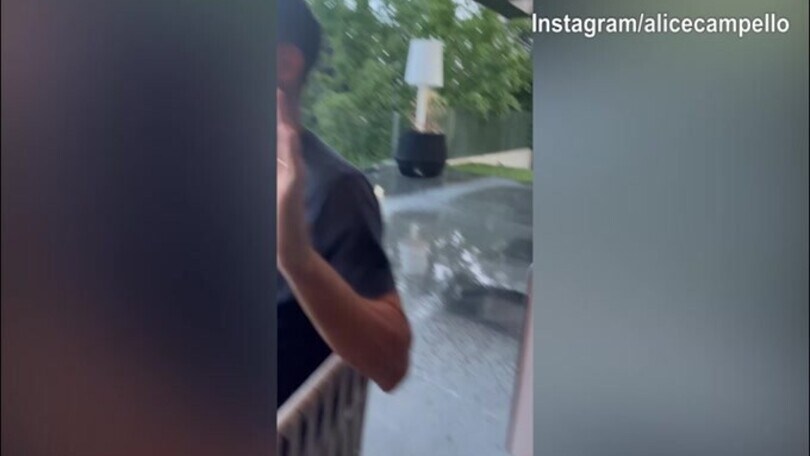Piove e....Morata diventa zen!