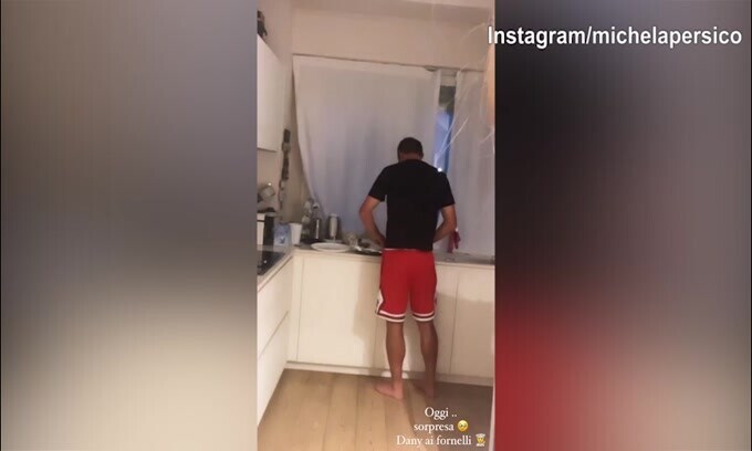 Sorpresa in casa Rugani-Persico: ai fornelli c'è...il difensore!