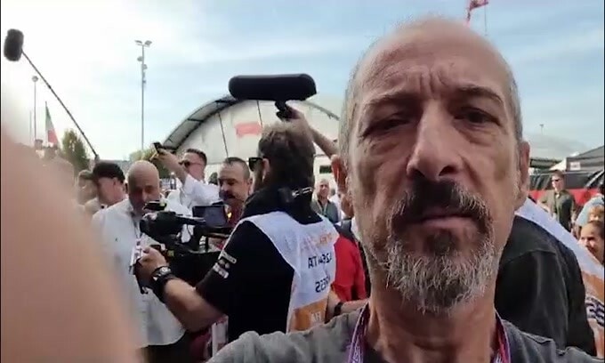 F1: l'arrivo a Monza di Leclerc e Sainz, che tifo