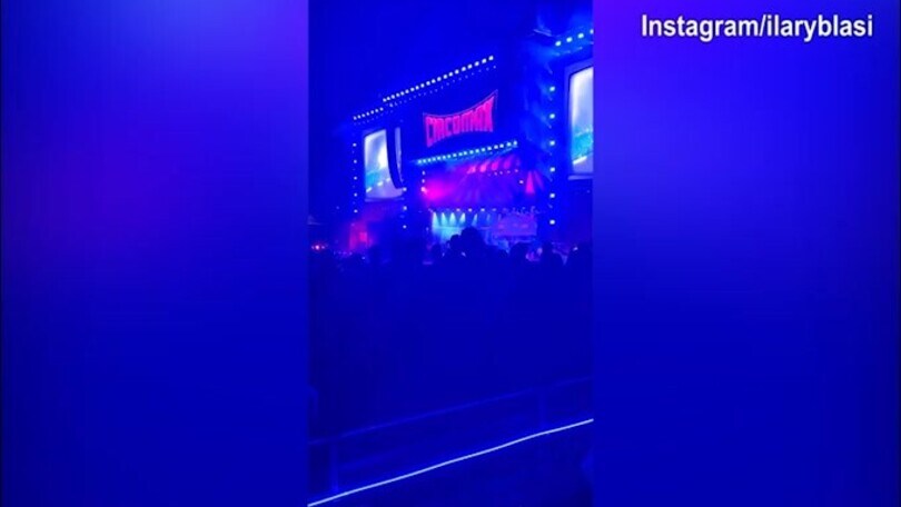 Circo Max di Pezzali a Roma, c'è anche Ilary Blasi