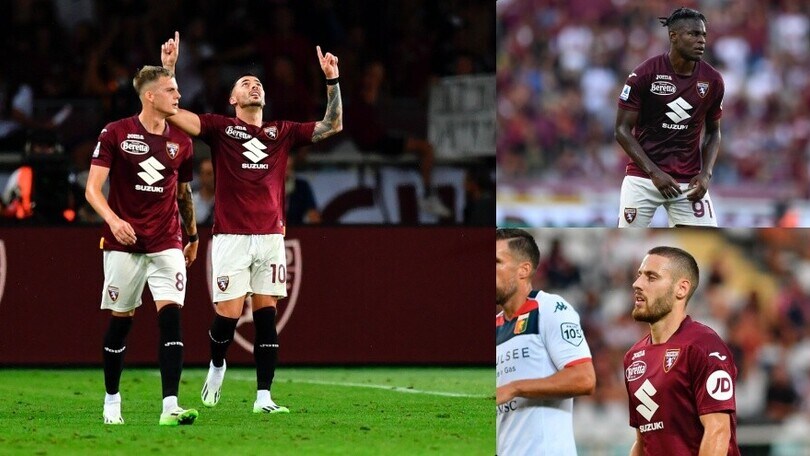 Radonjic stende il Genoa, gioia Toro ma si ferma Vlasic