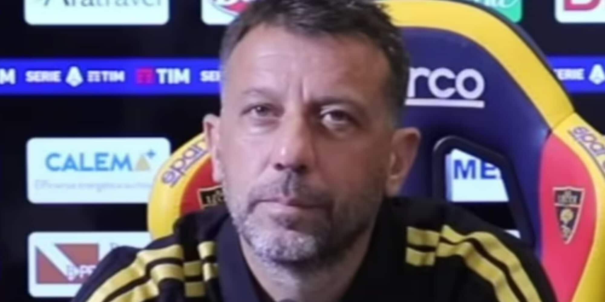 D'Aversa: "Il mio Lecce ha senso di appartenenza, Krstovic..."