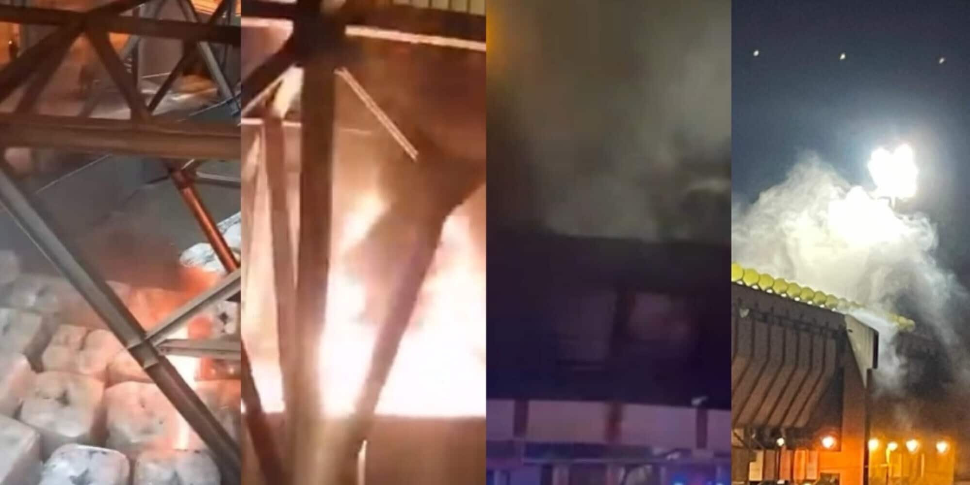 Taranto-Foggia, incendio allo Iacovone: cosa è successo