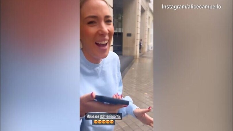 Alice Campello e lo scherzetto: "Cattiva!"