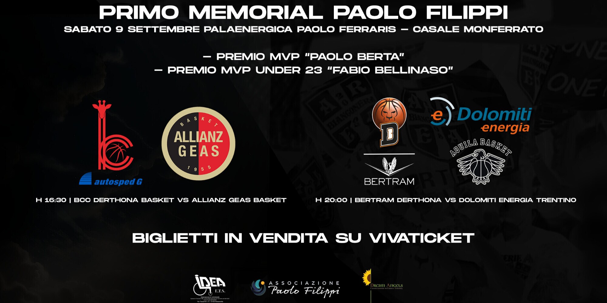 Bertram Derthona: sabato l’amichevole con Trento per il Memorial ‘Paolo Filippi’
