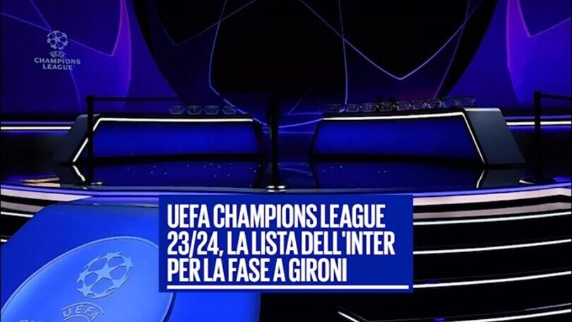 Inter, ecco la Lista Uefa: non c'è Sensi