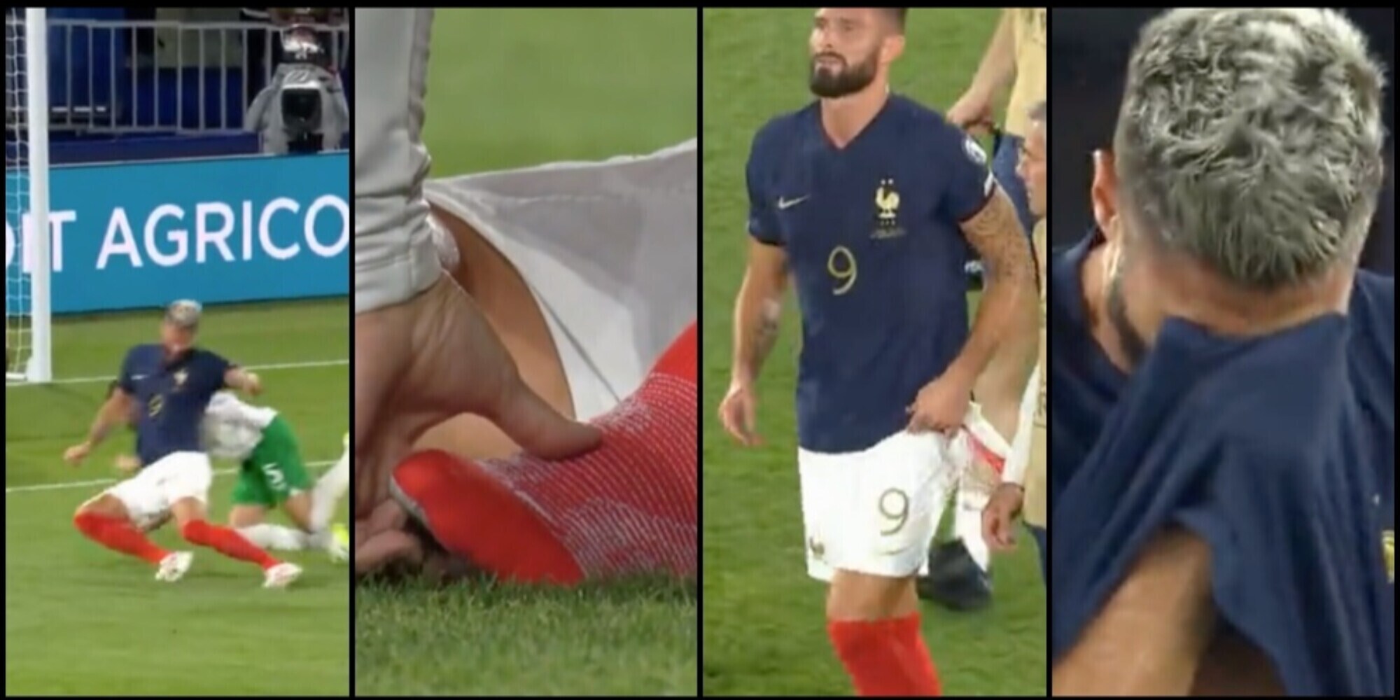 Giroud Ko Milan In Ansia Infortunio Con La Francia Cos Successo