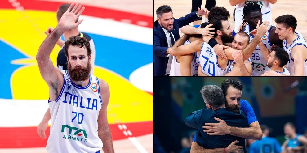 Datome lascia il basket: commozione, lacrime, abbracci, applausi per Gigi