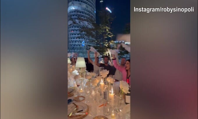 Festa per Diletta e la piccola Aria: lady Marchisio è scatenata